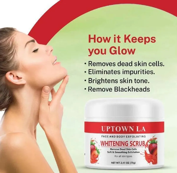 Whitening And Brightening Face & Body Scrubbing Gel