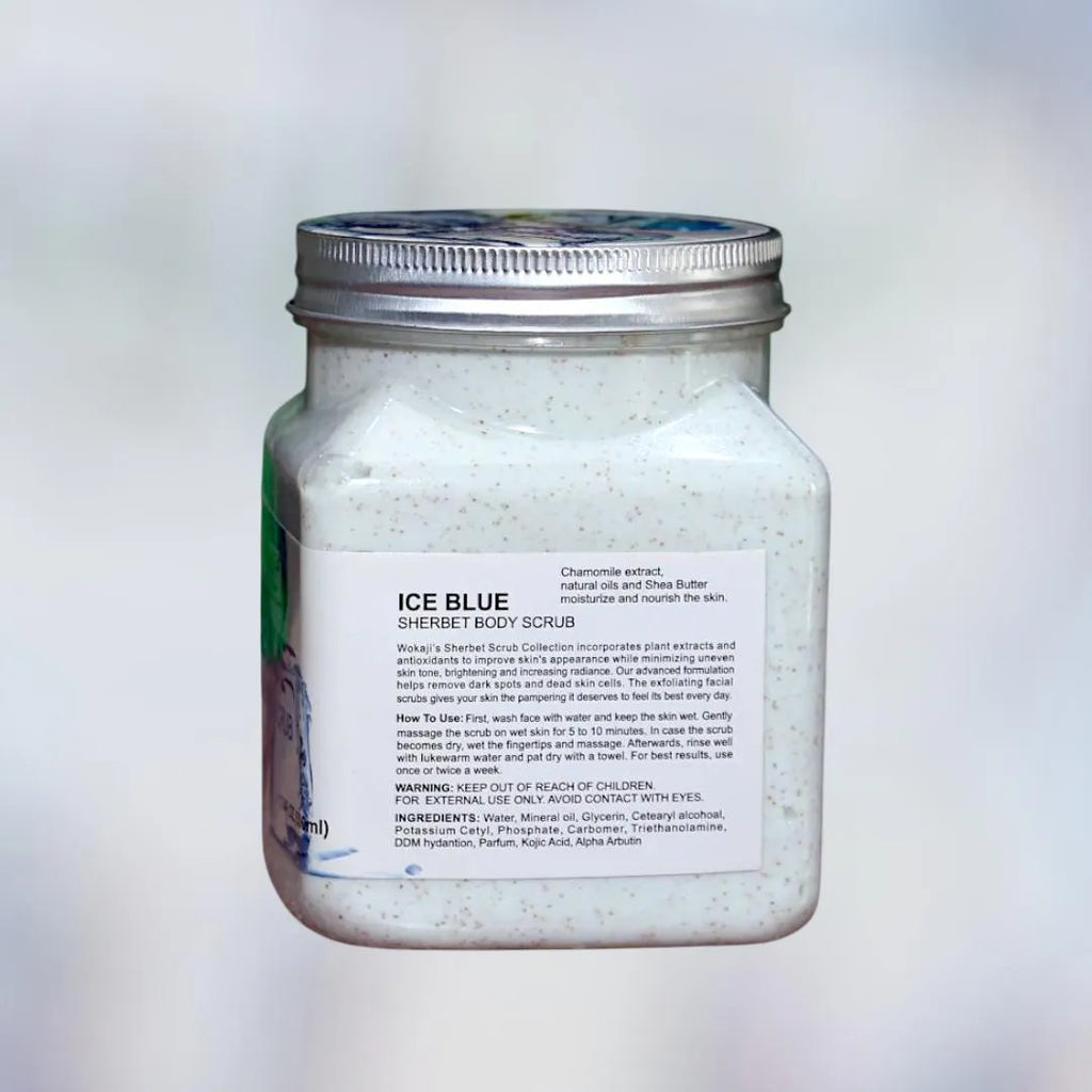 Wokali Orignal Face & Body Care Ice Blue Sherbet Body Scrub
